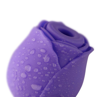 You Love Me Pick Me Rose Suction Vibrator Purple showcased elegantly - the ultimate luxury rose toy for intimate relaxation.